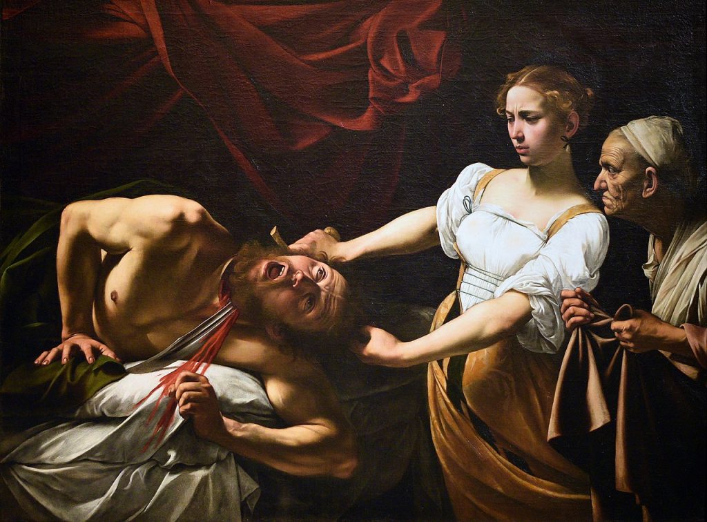 Caravaggio, Giuditta decapita Oloforne